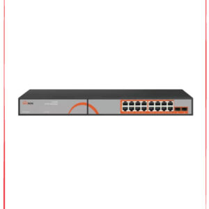 سوئیچ شبکه POE (16 پورت صد و 2 پورت گیگ) MSW-3216GP-300I