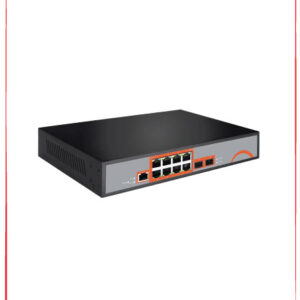 سوئیچ شبکه POE (8 پورت گیگ و 2 پورت گیگ) MSW-5208GP-120I