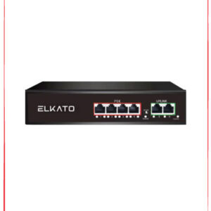 سوئیچ شبکه POE (4 پورت صد و 2 پورت صد) EL-1SBL042BP-65W