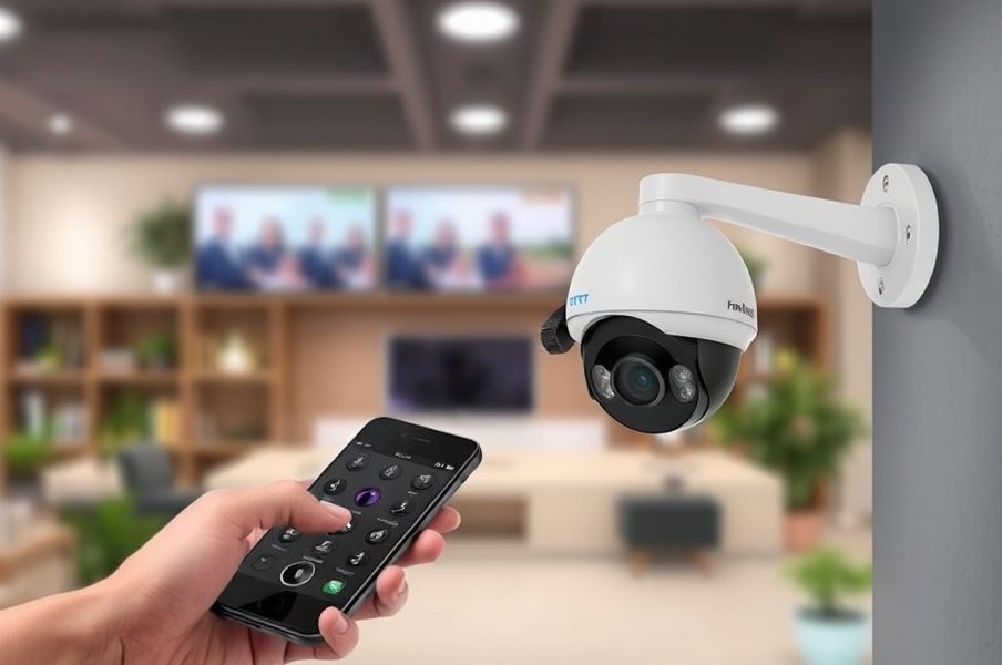 کنترل از راه دور دوربین مداربسته